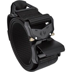 Tactical Belt for Men 1.5"Nylon Combat Work Emt HeavyDuty Belt with QuickRelease